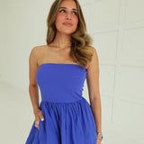 Fritzer Mini Dress - Cobalt