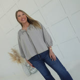 Common Ground Blouse - Gray