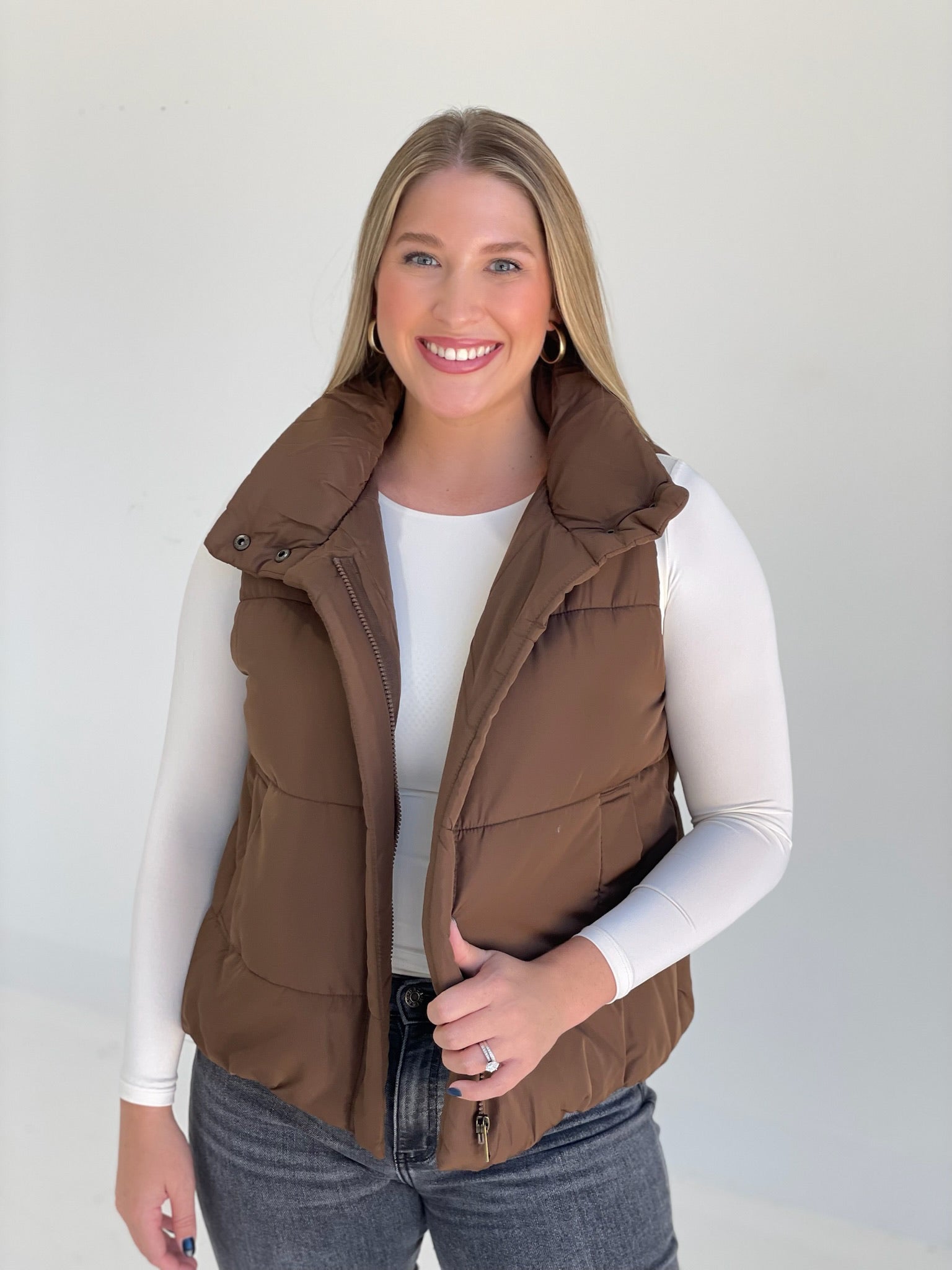 Cold Front Vest - Brown