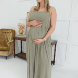 Ollie Jumpsuit - Light Olive