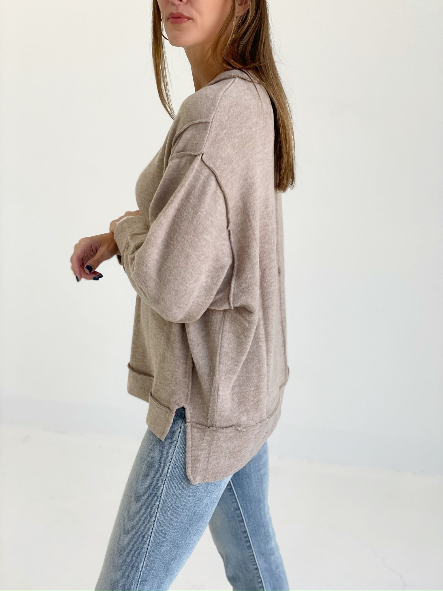 Camper Soft Sweater - Ash Mocha