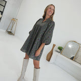 Boheme Mini Dress - Hunter