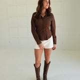 Lean With Me Skort - White