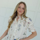 Hazel Lace Trim Top