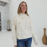 Subtle Hint Sweater - Oatmeal