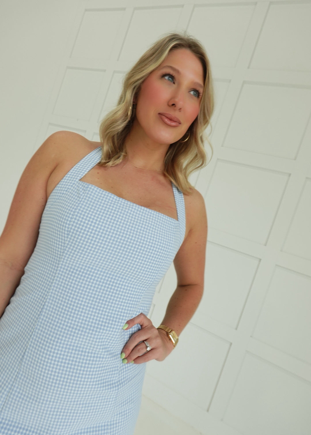 Cassie Gingham Dress
