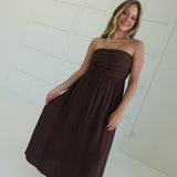 Attention Wanted Dress - Brown