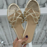 Trina Cutout Sandal - Gold