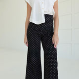Priscock Polka-Dot Pants - Black