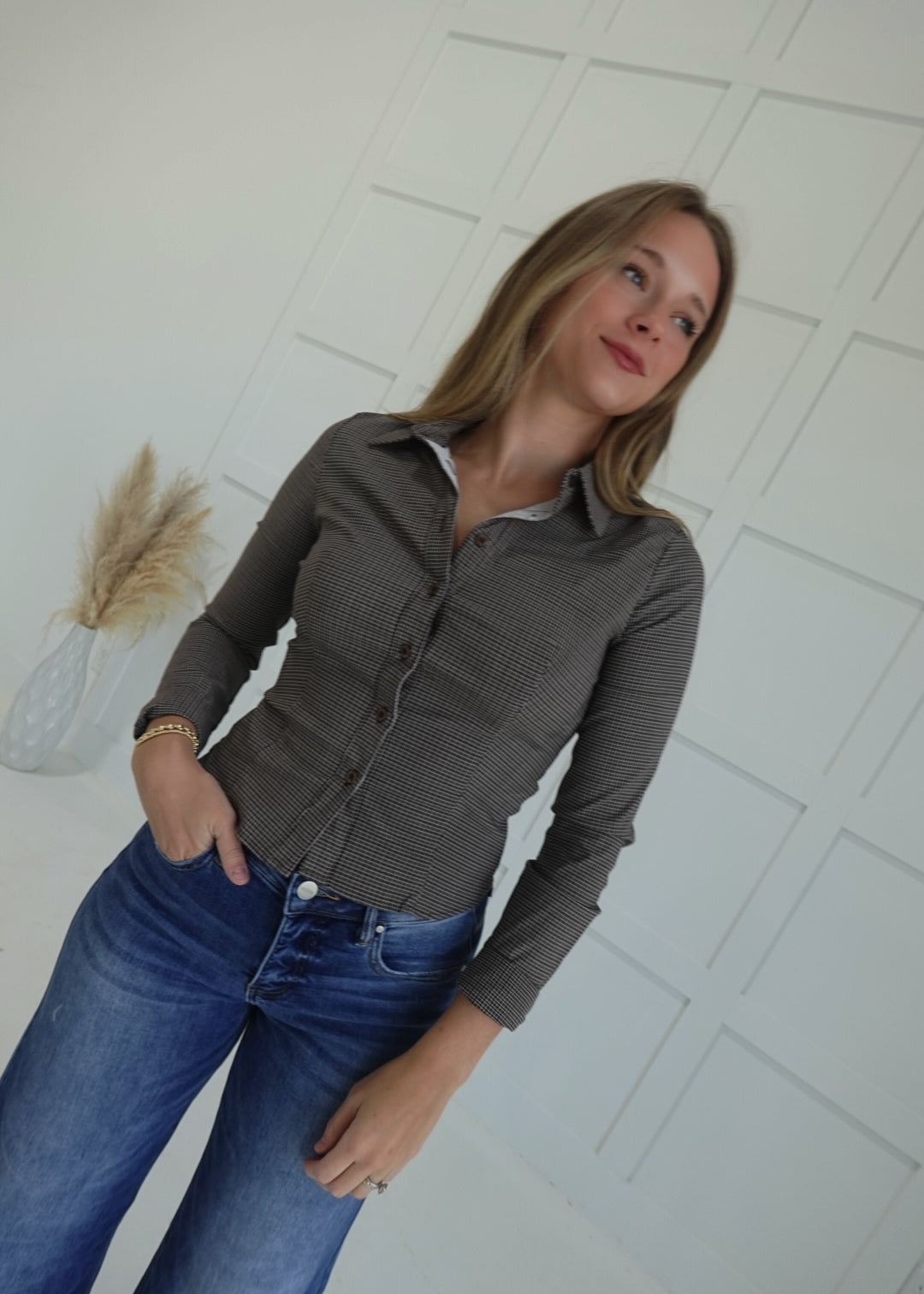 Anissa Button Down Top