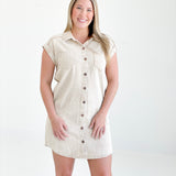 Forever Mini Mini Dress - Taupe