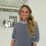 Choosey Sweater Top - Light Blue