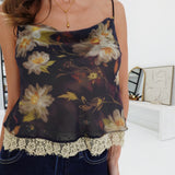 Moody Floral Lace Top