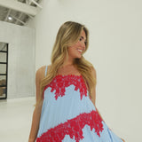 Monet Maxi Dress - Blue