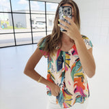 Veronica Printed Top