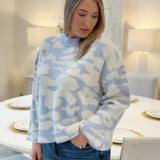 Finlee Sweater Top - Blue