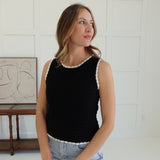 Monica Knit Top - Black