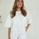 Threaded For You Set - White