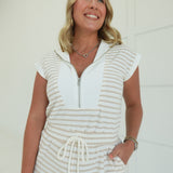 Suns-Up Romper - Khaki