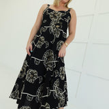 Danica Midi Dress - Black