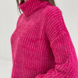 Crystal Clear Sweater - Hot Pink