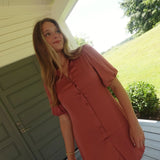 My Own World Mini Dress - Canyon Rose