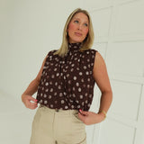 Velma Polkadot Top