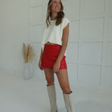 Daredevil Mini Skort - Red