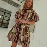 Fall Palette Mini Dress