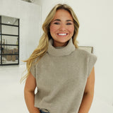 Casper Sweater Top - Mocha