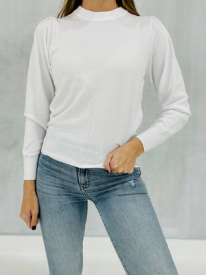 Simple And Elevated Sweater - White