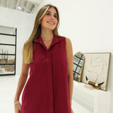 Ramona Mini Dress - Crimson