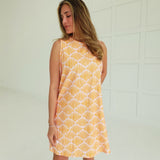 Lorelei Shift Dress - Coral