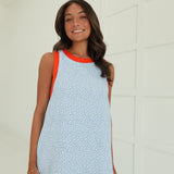 Taylor Textured Dress - Blue