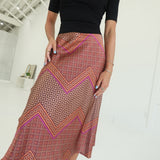 Rinna Midi Skirt - Pink