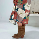 Aria Slouch Boot - Brown