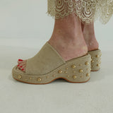 Solena Studded Platforms - Miim