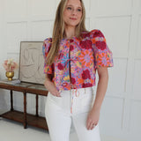 Flouret Tie Top