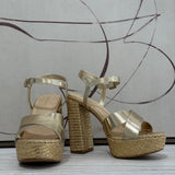 CeCe Platform Heel - Gold
