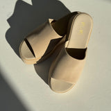 Step Into Spring Wedge - Taupe