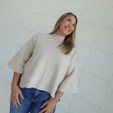 Belles Dowry Sweater - Sand Beige
