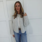 Cadence Cardi - Light Grey