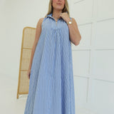 Geneva Maxi Dress - Blue