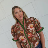 Madge Floral Top