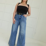 Mavis Pleated Jeans