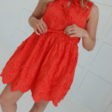 Bushel + Peck Mini Dress - Red