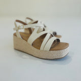 Darya Platform Wedge - Bone