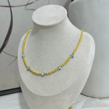 Bead + Heart Choker