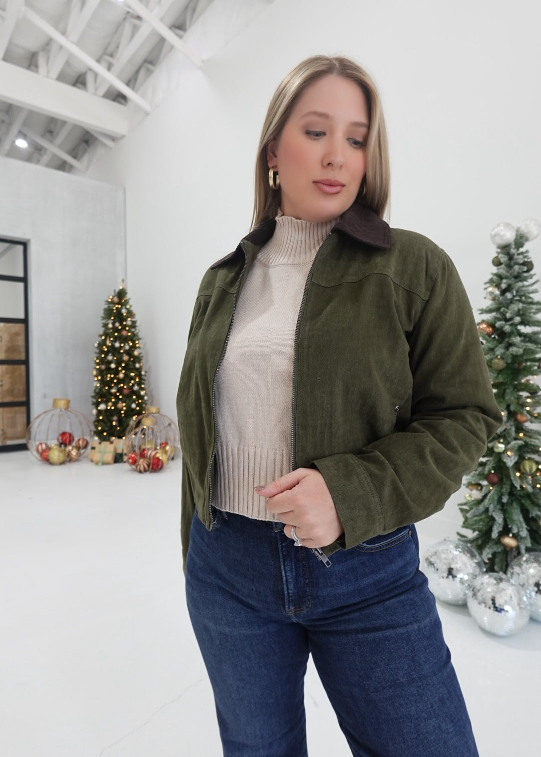 Cabers Jacket - Dark Olive