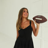 Twirl Girl Romper - Black
